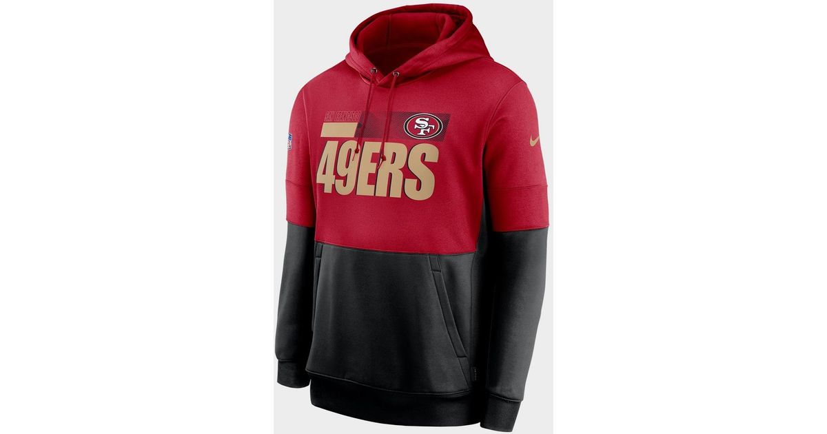 49ers nike sideline hoodie