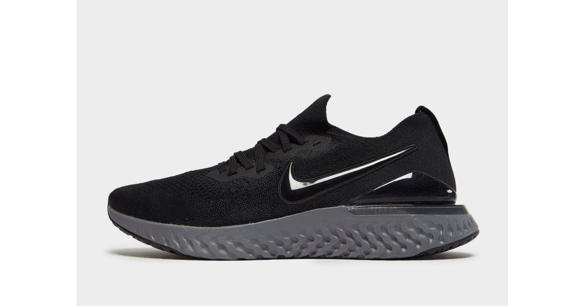Nike Synthetic Epic React Flyknit 2 in Black for Men - Lyst