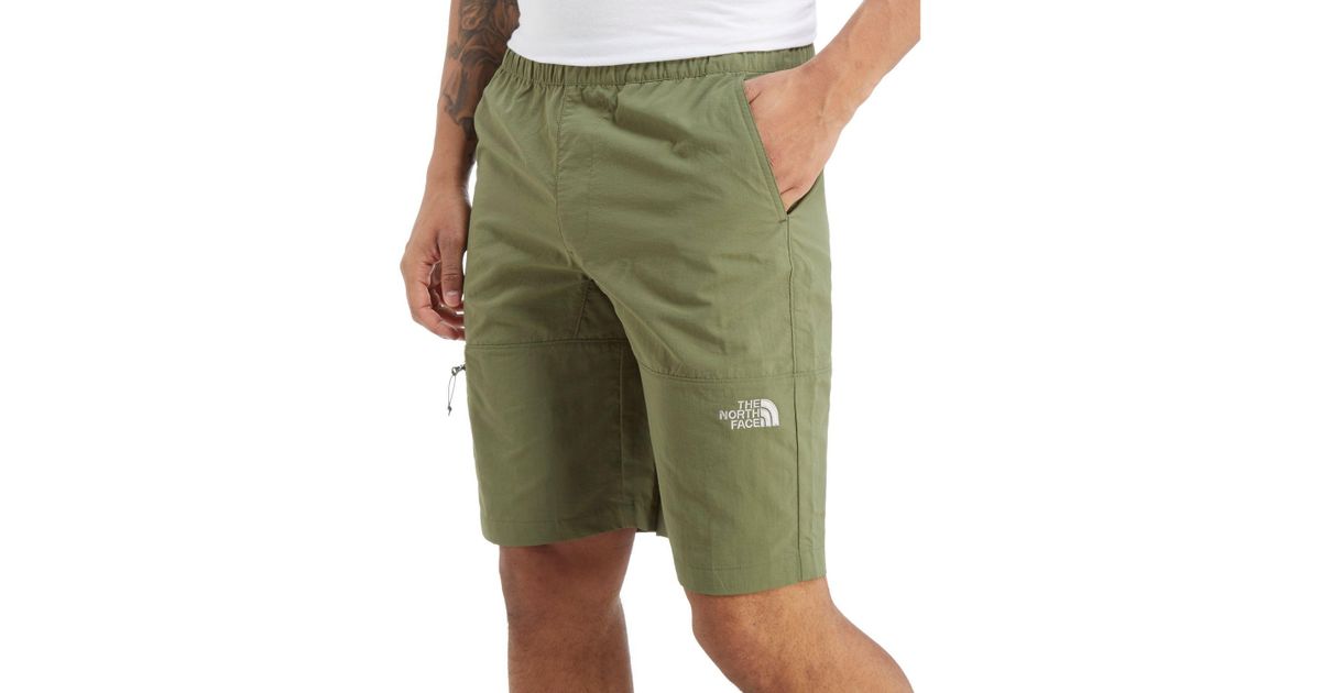 Z-pocket Woven Shorts in Khaki 