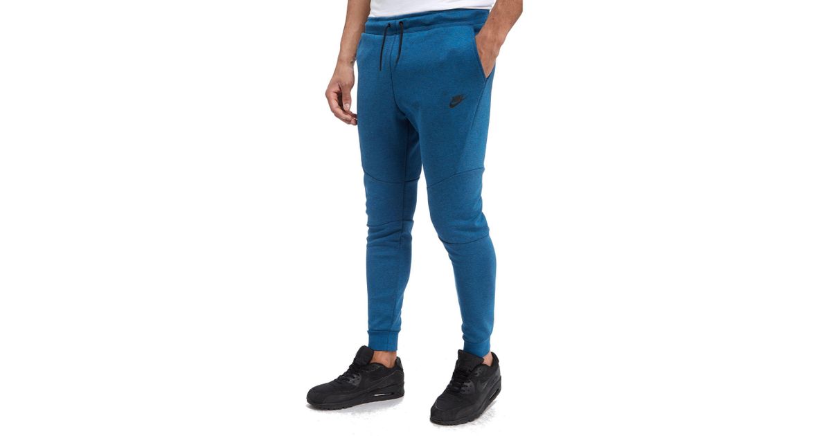 blue tech fleece pants