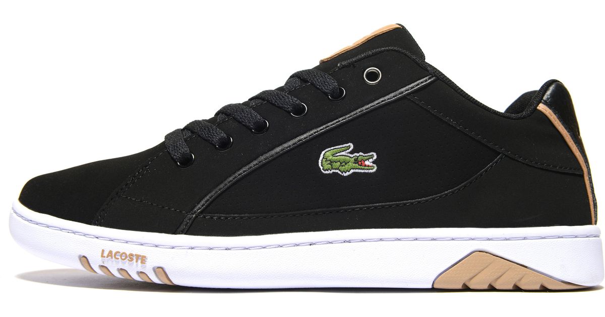 Lacoste Leather Deviation 217 in Black 