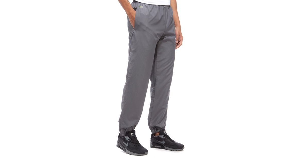 lacoste woven track pants