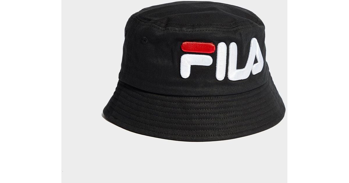 red fila bucket hat