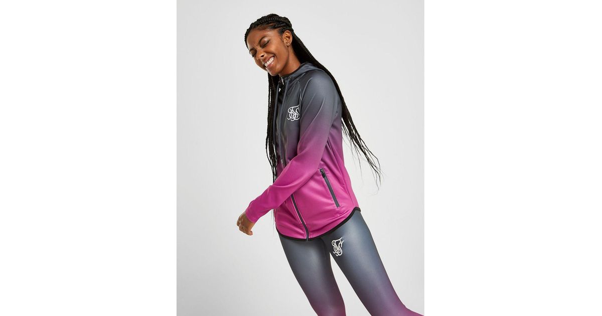 pink sik silk hoodie