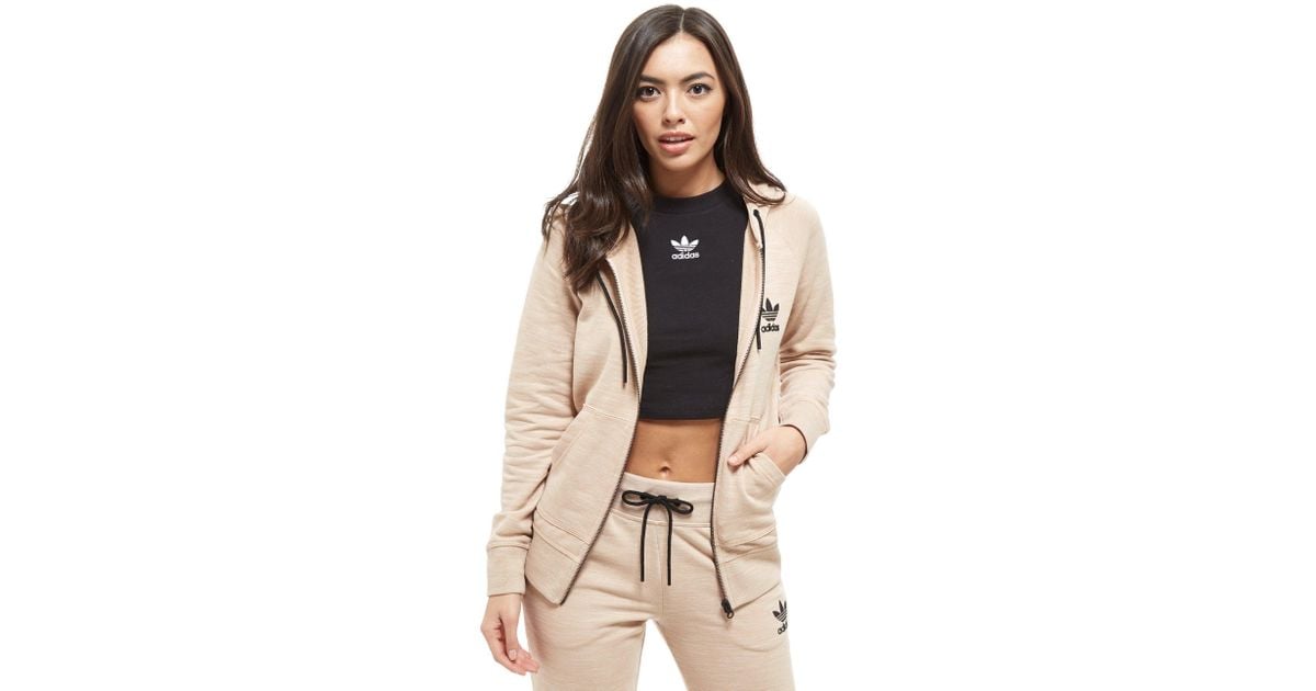adidas originals premium spacedye full zip hoodie