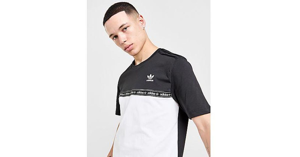 adidas Originals New York Tape T shirt in Black for Men Lyst UK