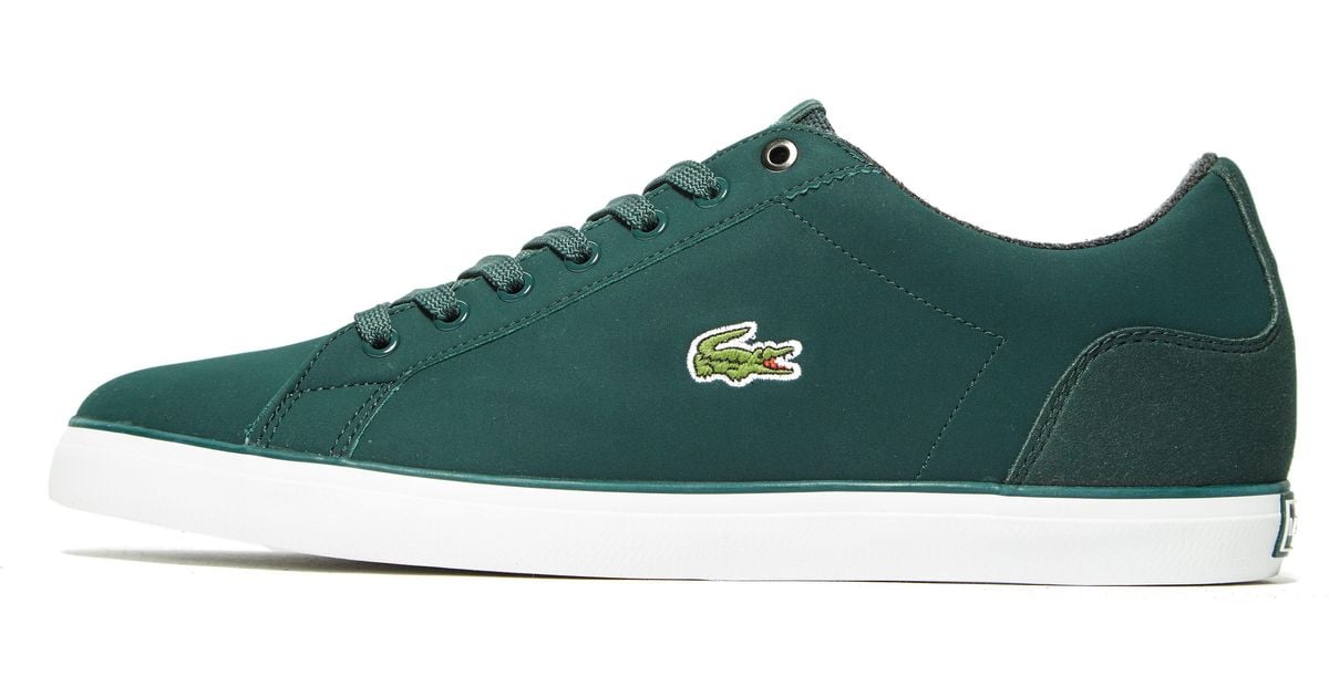 Lacoste Leather Lerond in Green for Men 