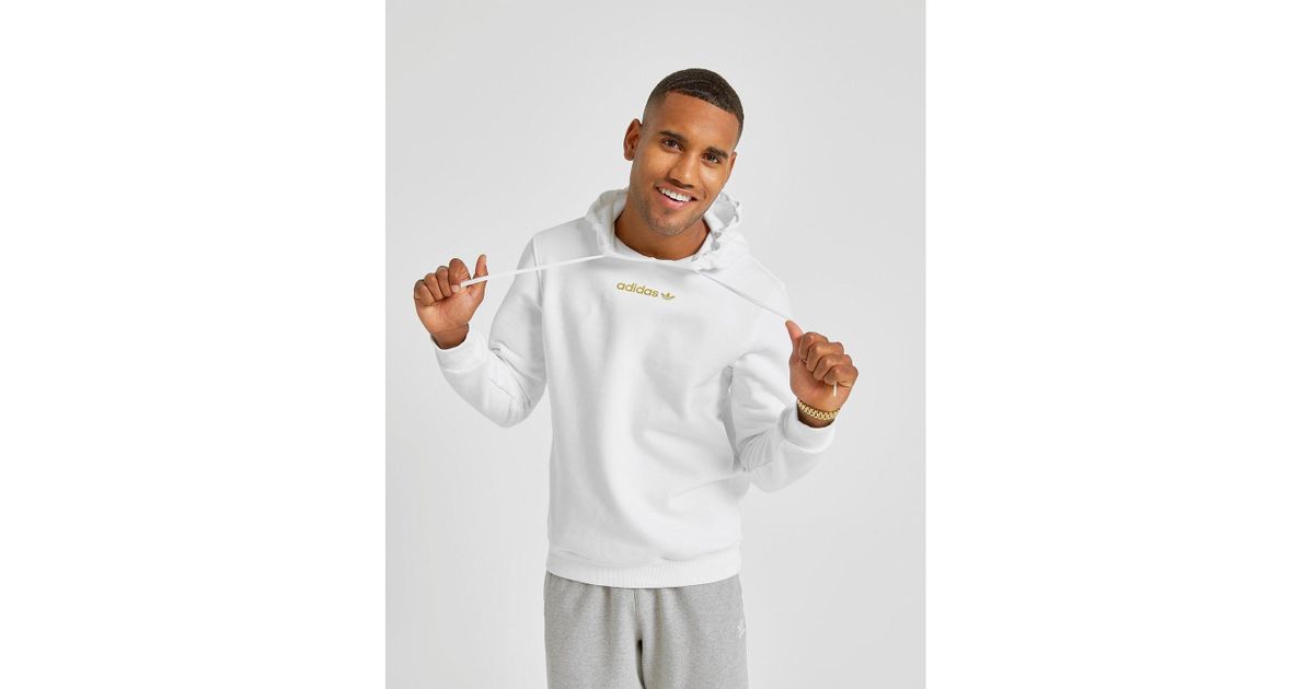 adidas originals tape overhead hoodie mens