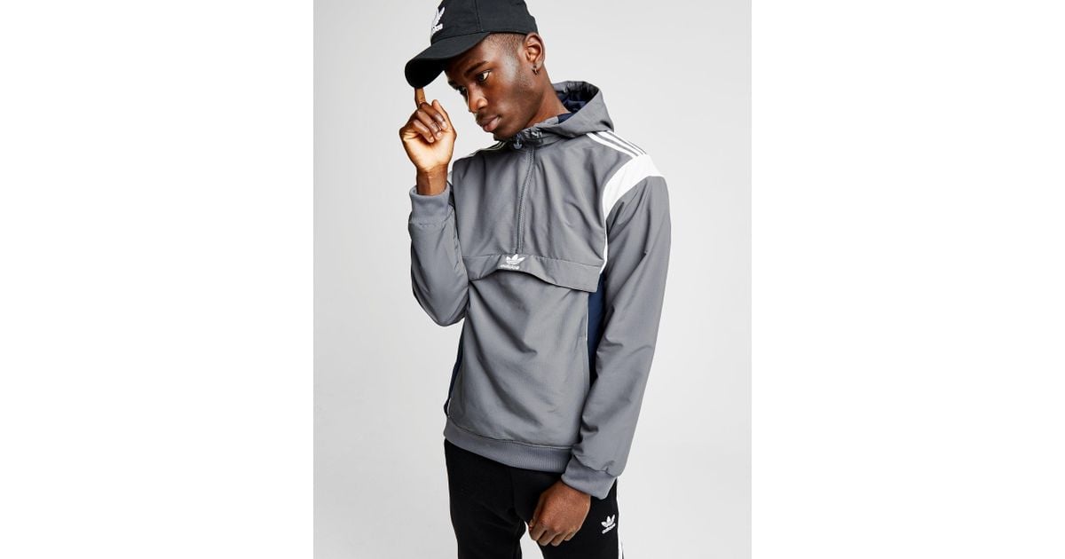 Adidas Originals Gray Challenger 12 Zip Jacket for men Adidas Originals Gray Challenger 12 Zip Jacket for men