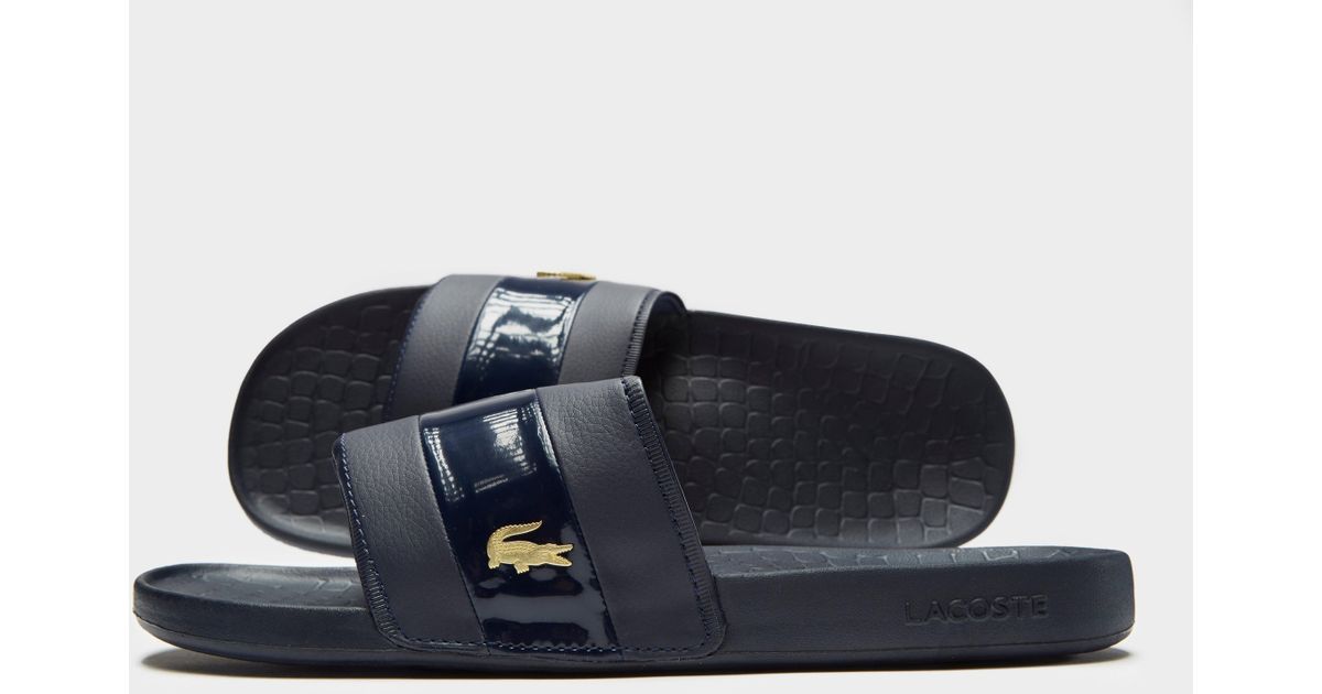 lacoste deluxe sliders