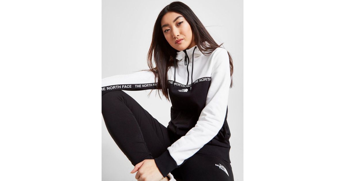 the north face tape crop hoodie