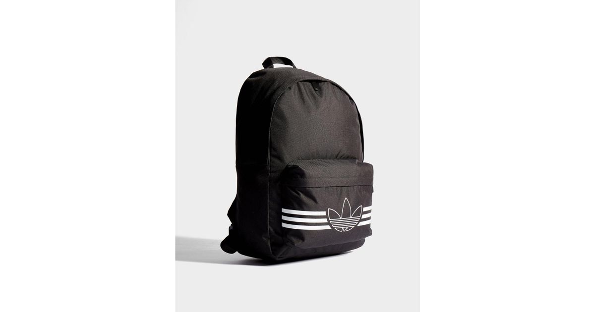 adidas originals sport backpack black white