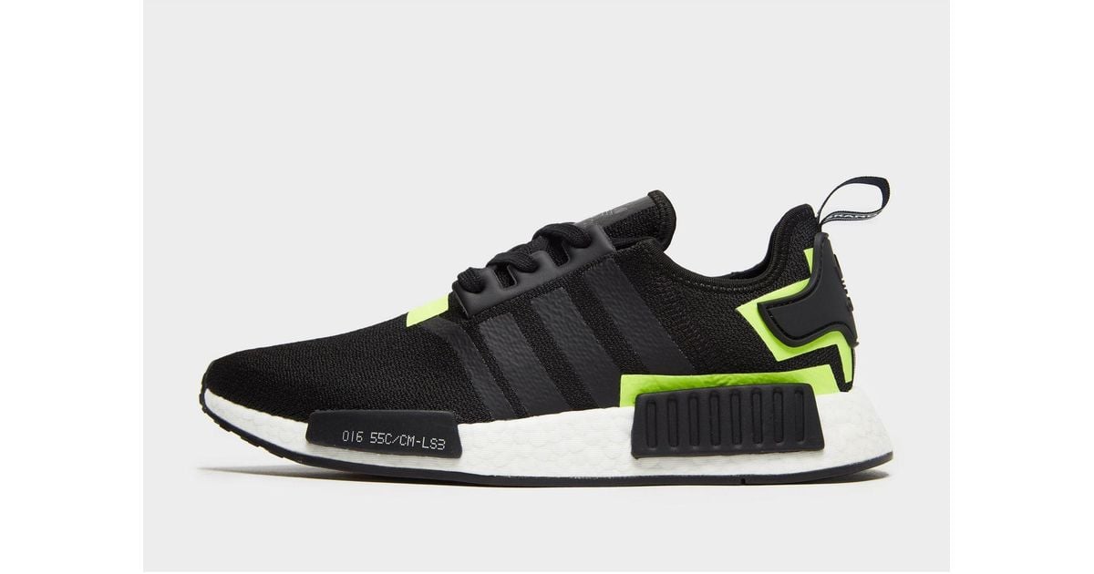 adidas nmd r1 black green