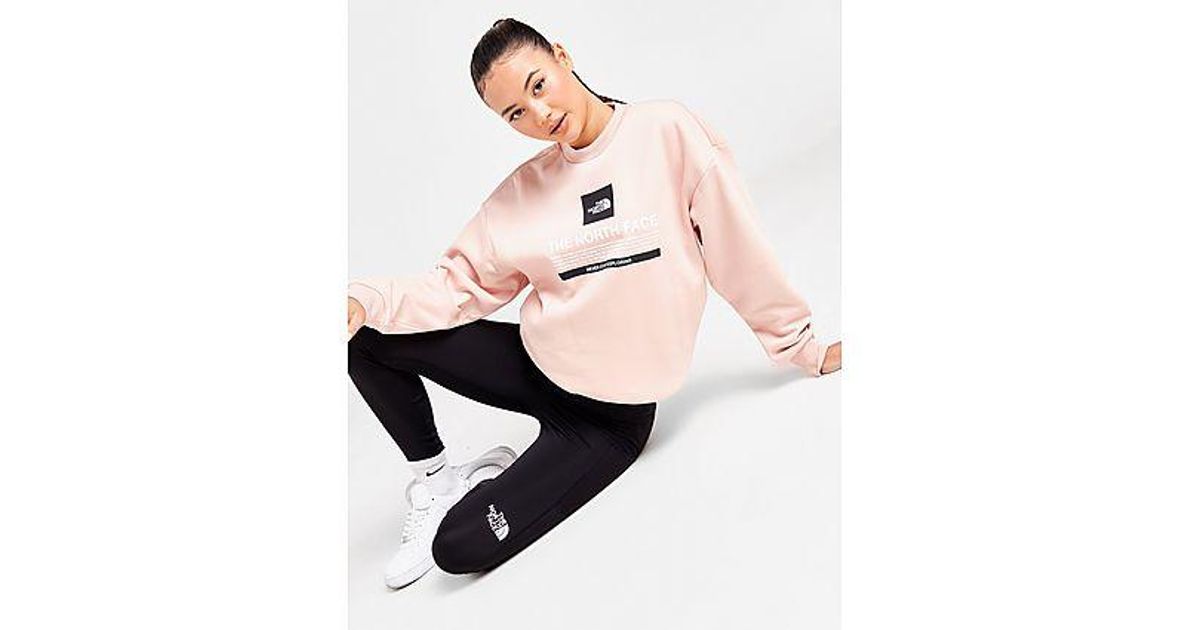The North Face Box Graphic Crew Sweatshirt in Black Lyst UK