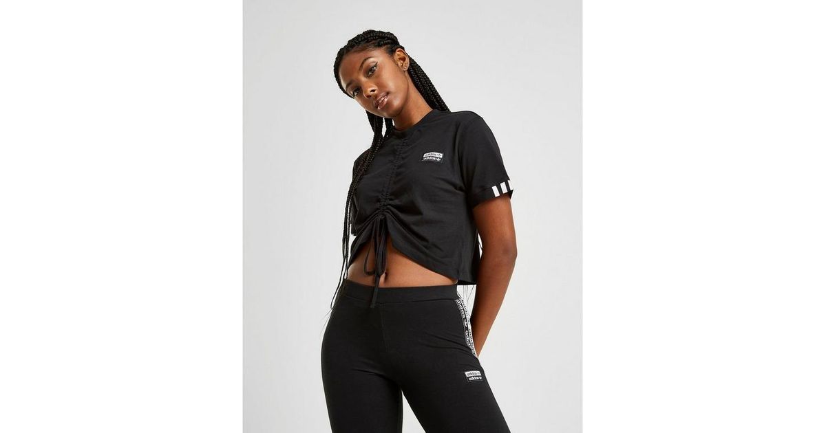 adidas ruched tee