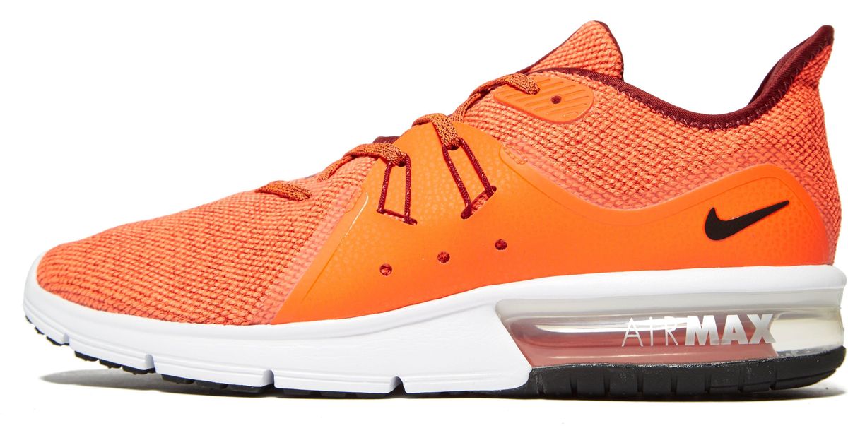 Nike Felt Air Max Sequent 3 in Orange 
