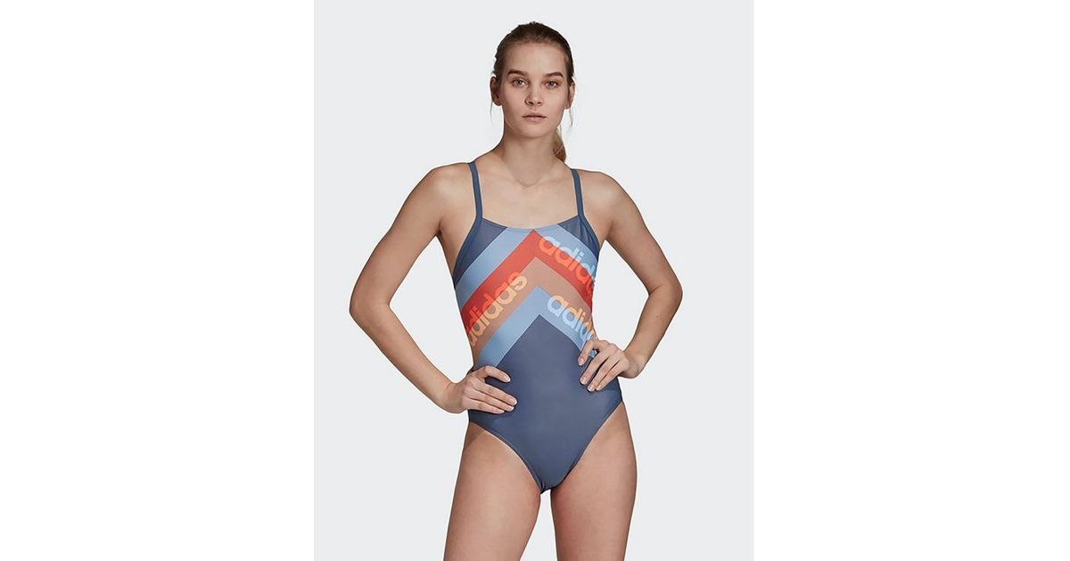 adidas graphic swimsuit