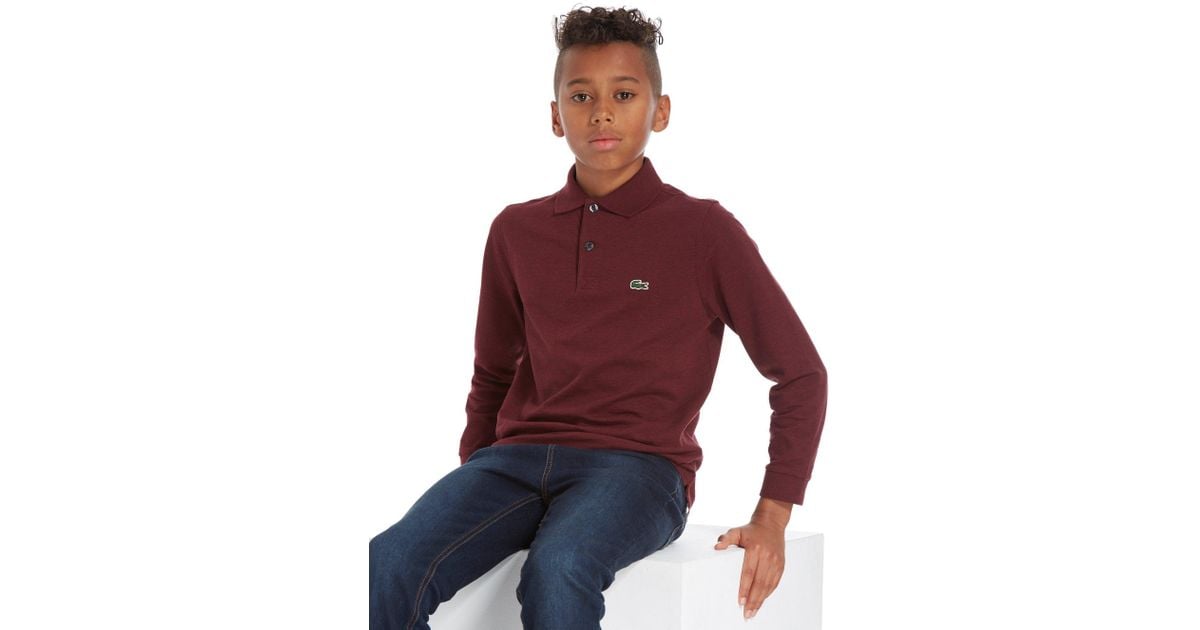 children's burgundy polo shirts