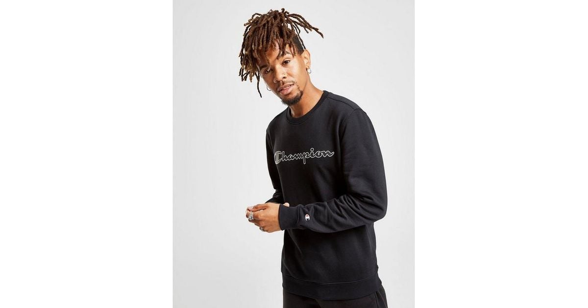 champion core hoodie black