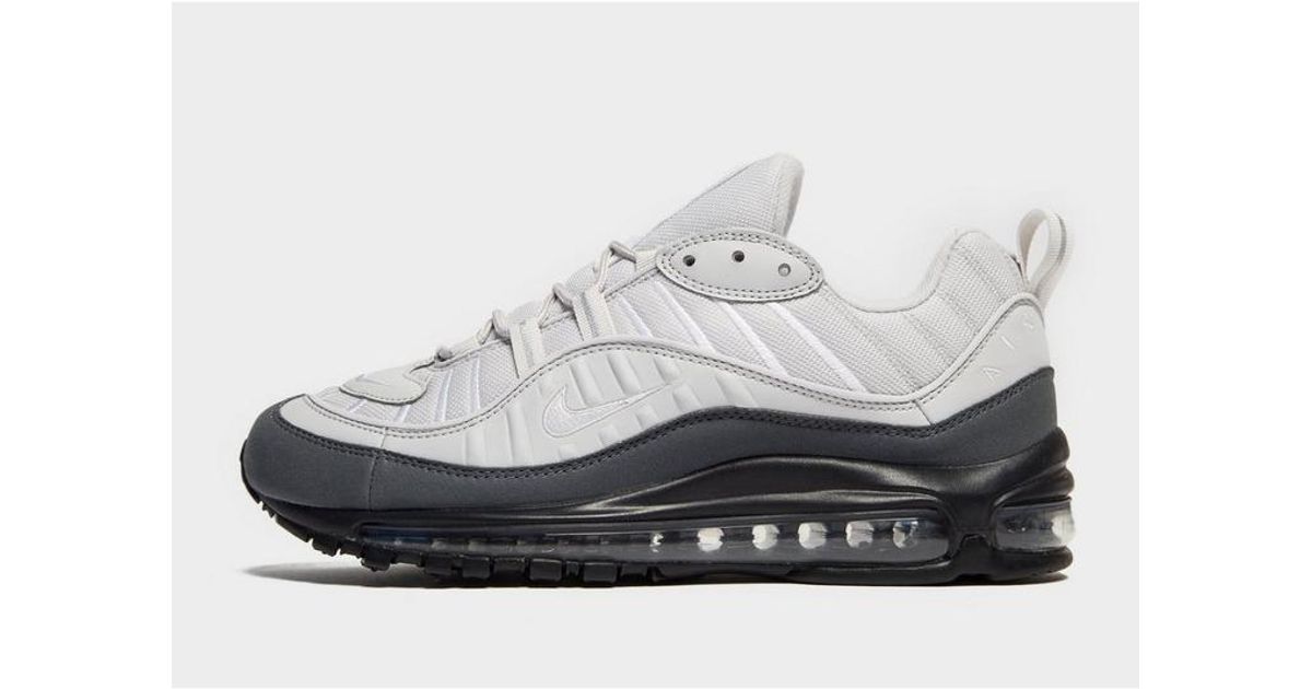 Nike Leather Air Max 98 Se In Grey Black Gray For Men Lyst