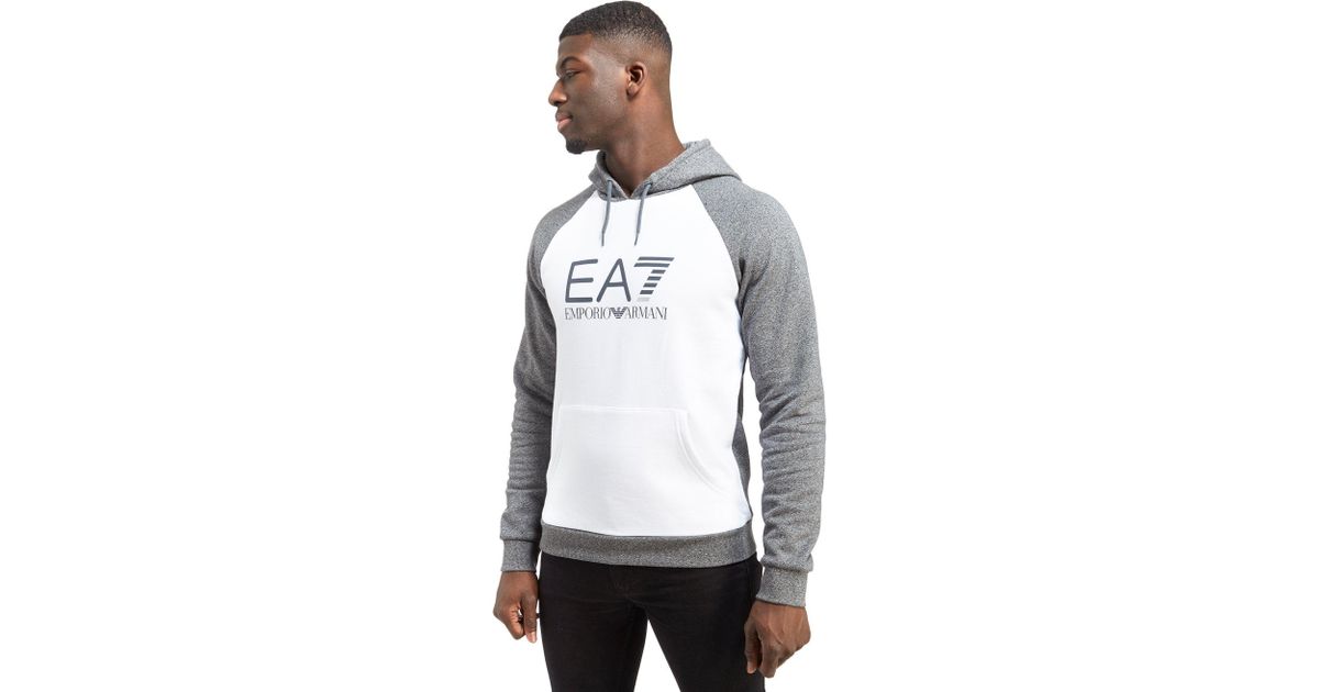 white ea7 jumper