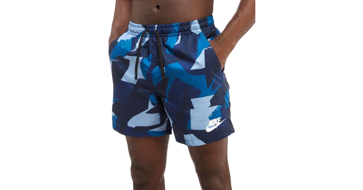 nike blue swim shorts