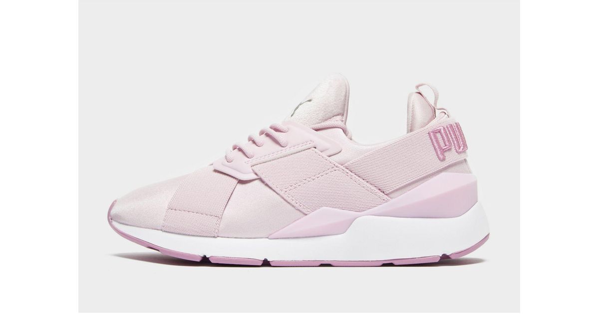 puma muse satin ii pink