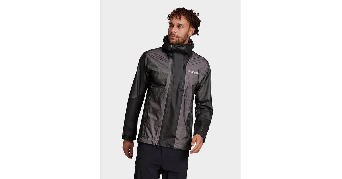 terrex waterproof primeknit rain jacket