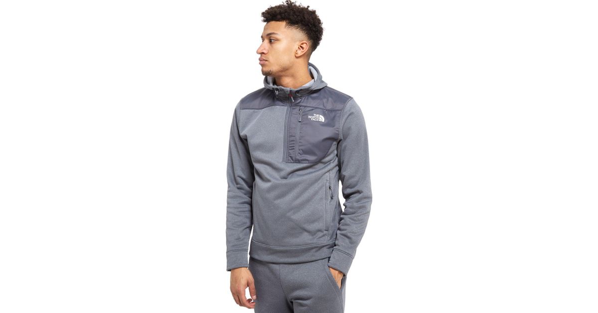 The North Face Synthetic Mittellegi 1 4 Zip Hoody In Grey Gray For Men Lyst The North Face Synthetic Mittellegi 1 4 Zip Hoody In Grey Gray For Men Lyst