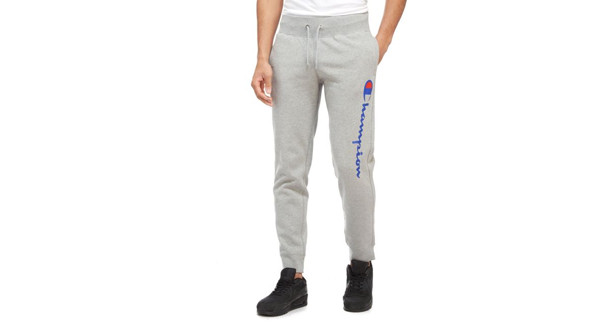 champion core track pants grey