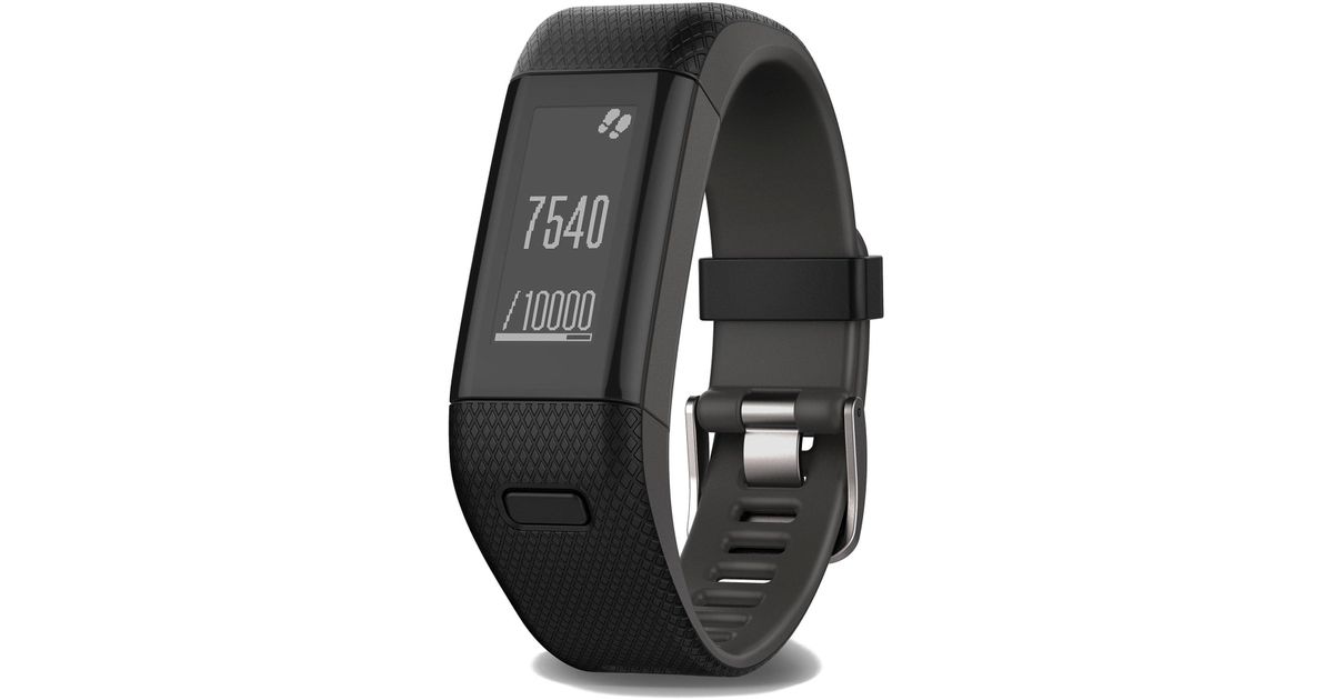 Garmin Vivosmart Hr+ Gps Activity Tracker (l Wristband) in Black for Men - Lyst