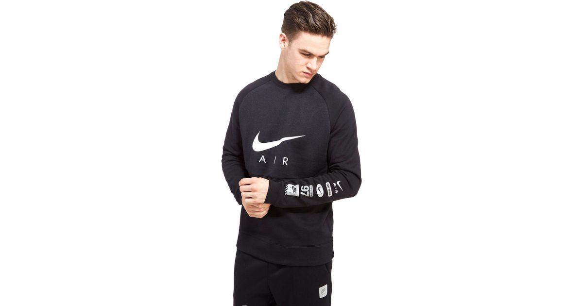 nike hybrid crew sweatshirt