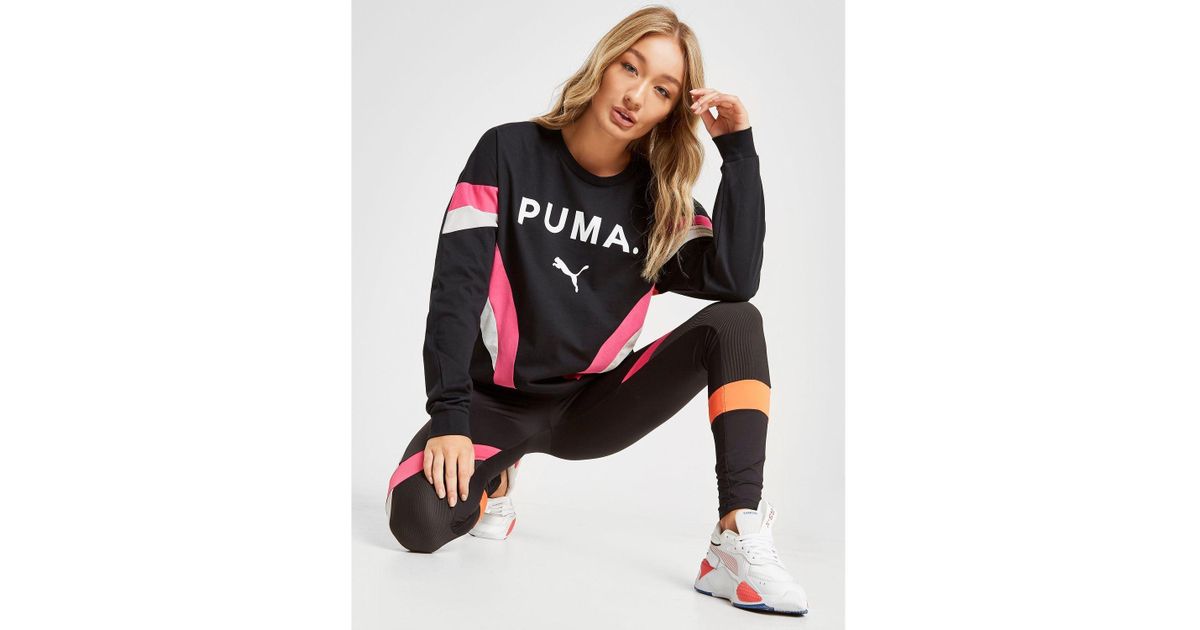 PUMA Cotton Chase Crew Sweatshirt in 