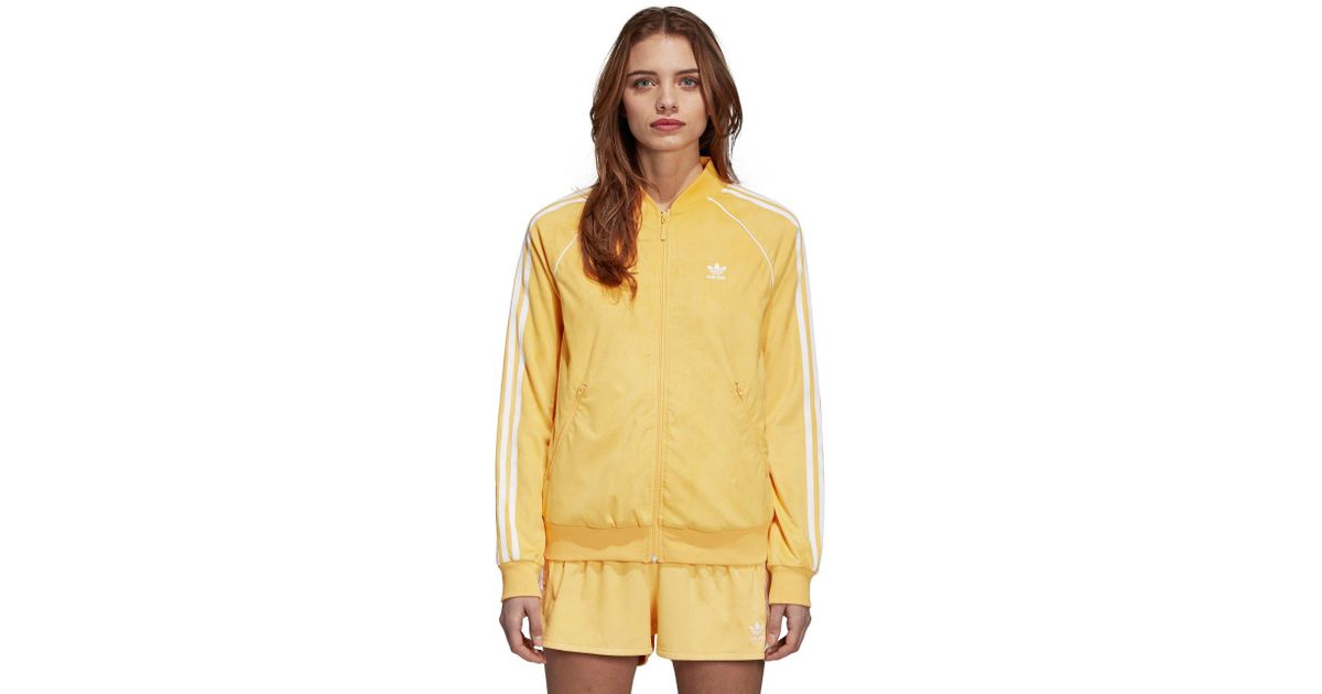 adidas sst yellow
