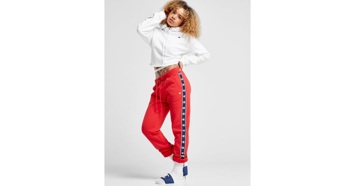 champion pants red