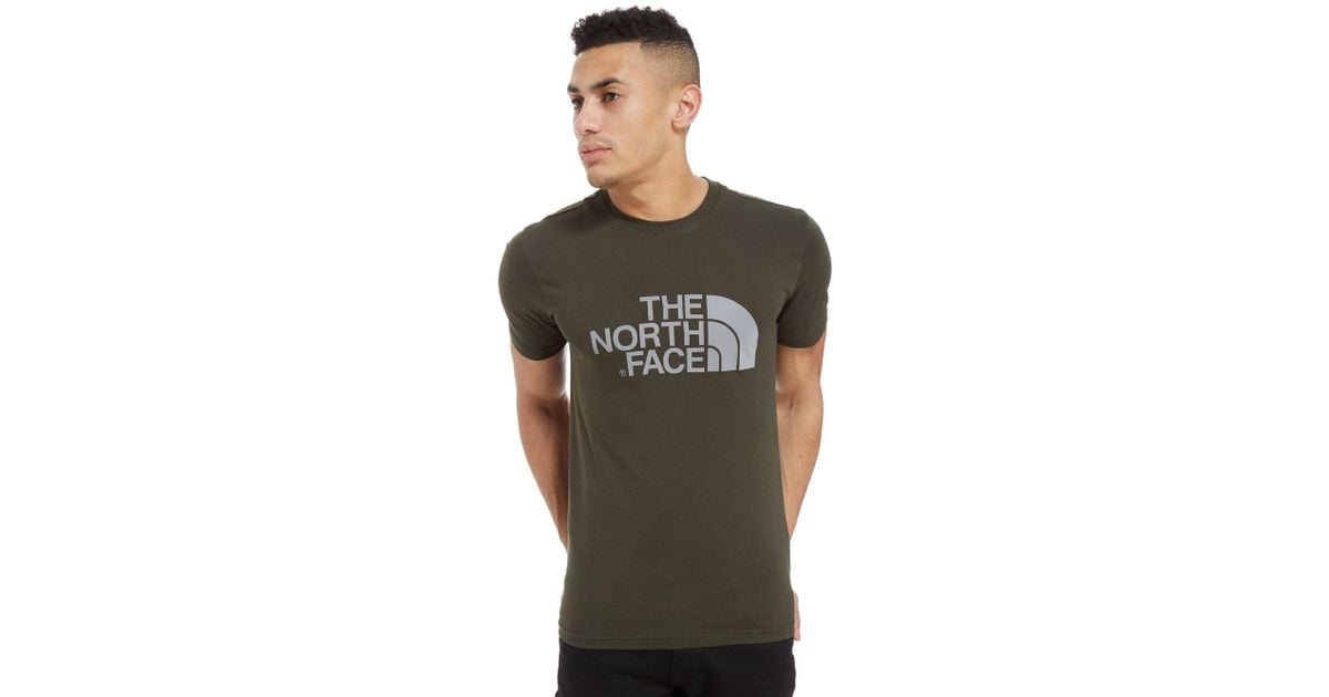 reflective north face t shirt