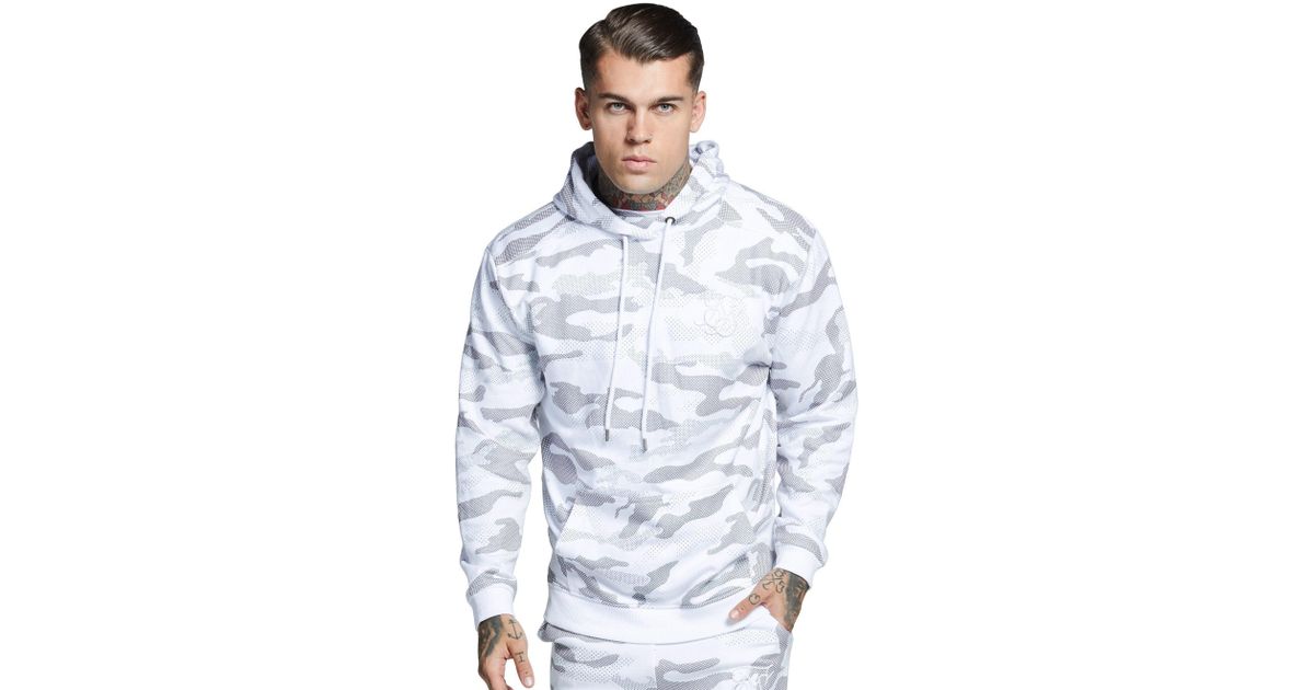 camo hoodie white