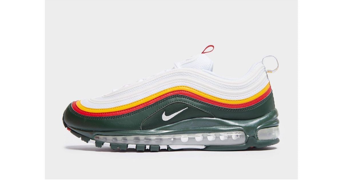 nike air max 97 green yellow red
