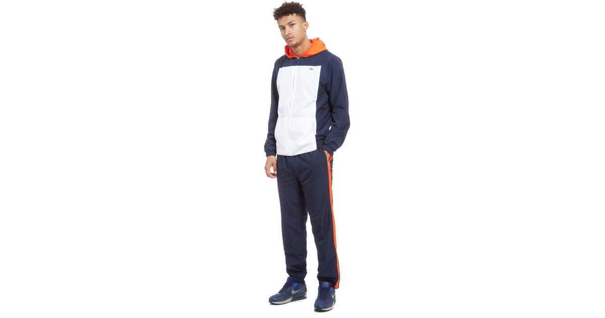 lacoste hooded tracksuit