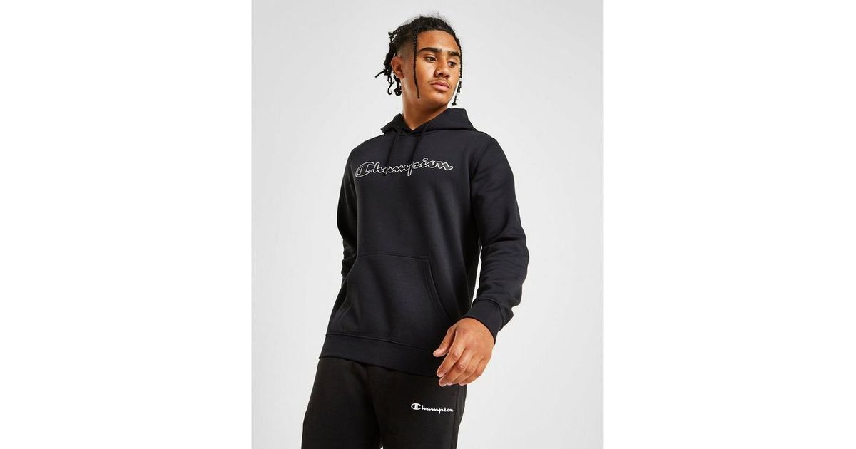 white champion core hoodie