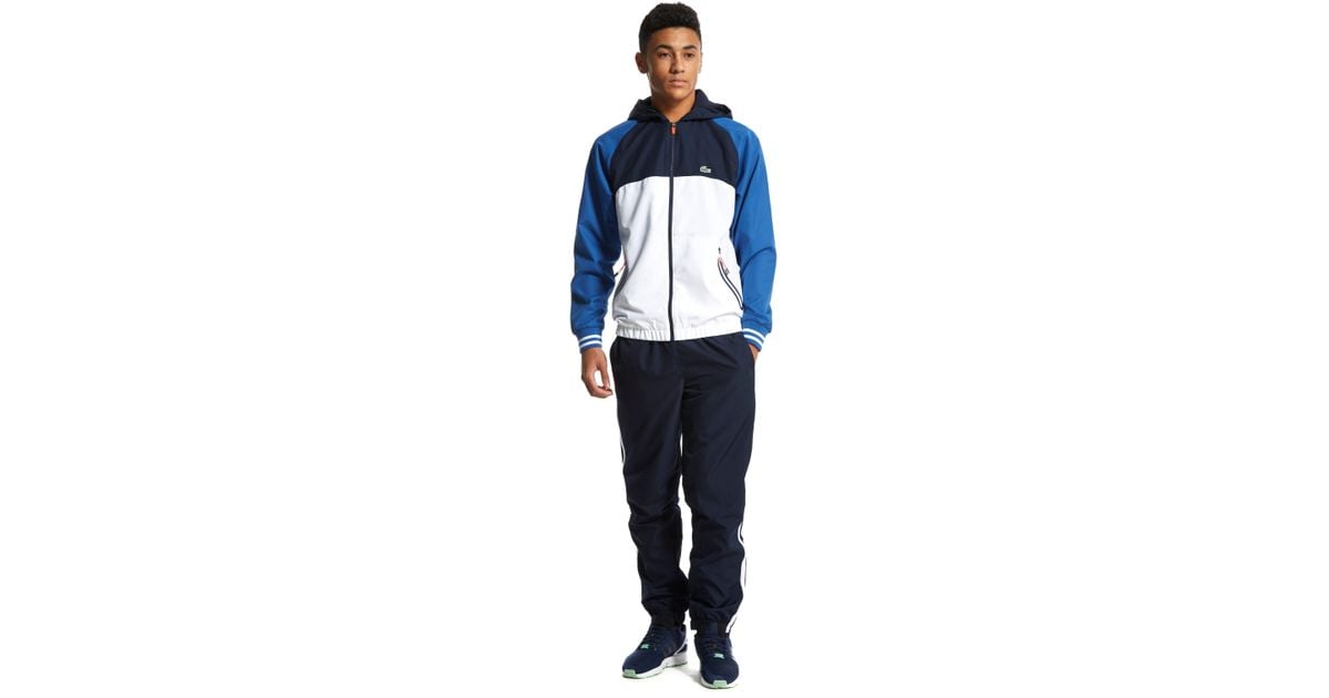 lacoste hooded tracksuit