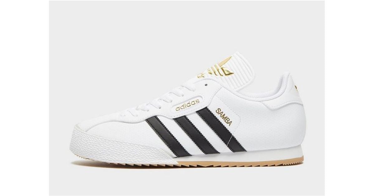 adidas samba super white gold