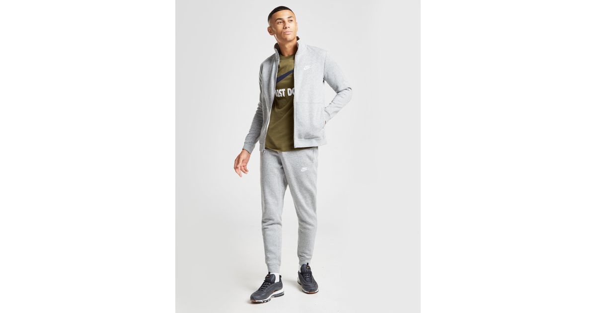 Nike League Fleece Tracksuit in Grey 