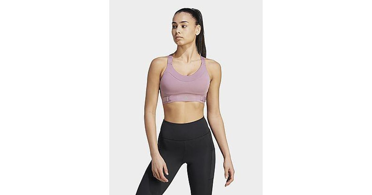 adidas Collective Power Fastimpact Luxe High-Support Bra - White