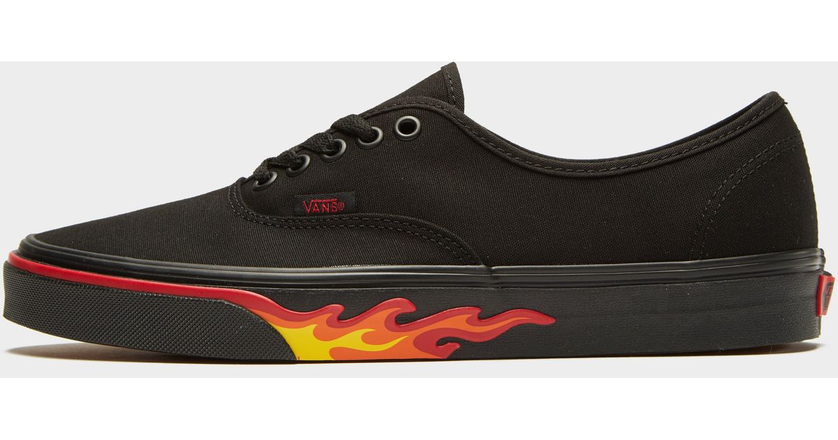 vans flame wall authentic