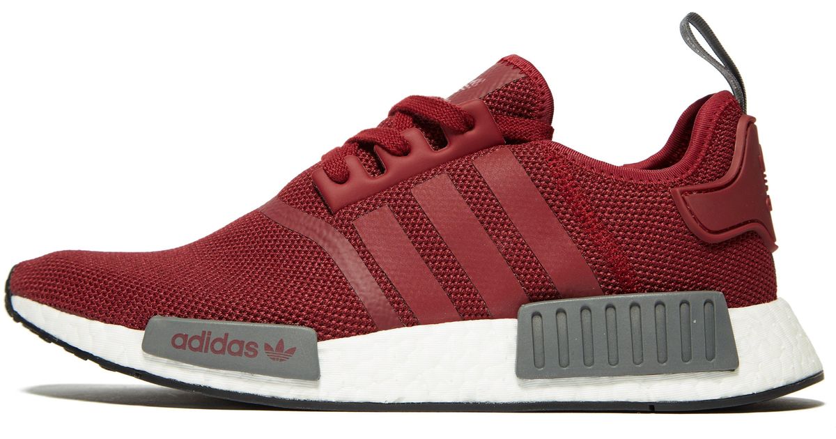 adidas Originals Synthetic Nmd R1 in Burgundy/Grey (Red) for Men - Lyst