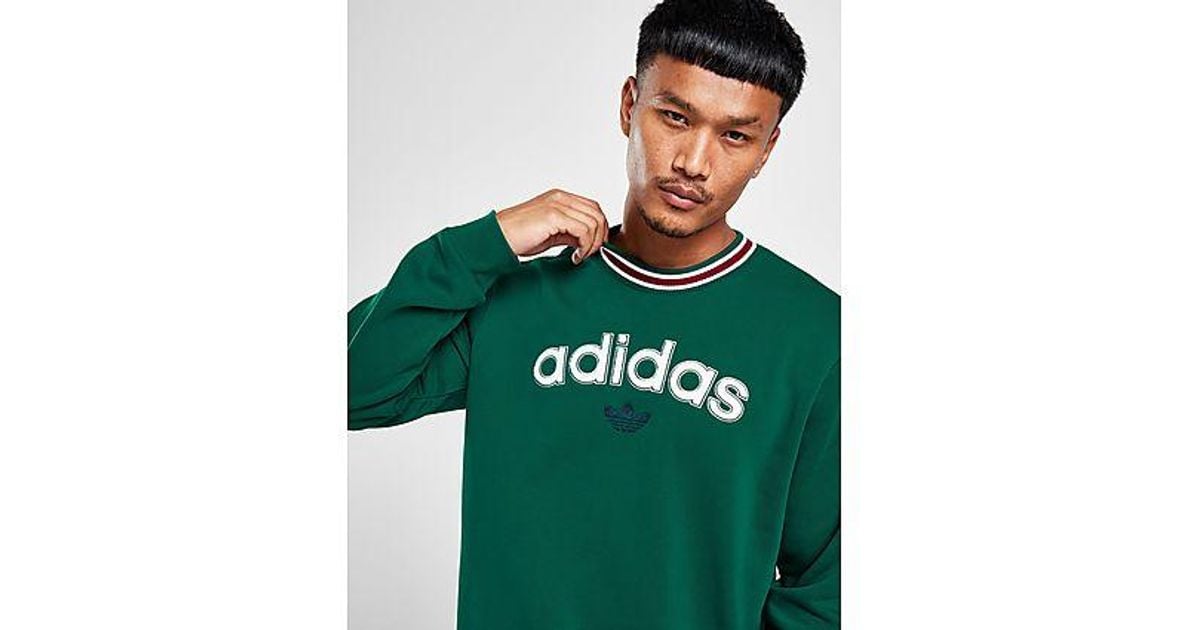 Adidas originals online collegiate crew sweatshir