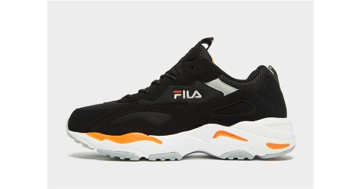 fila orange and black