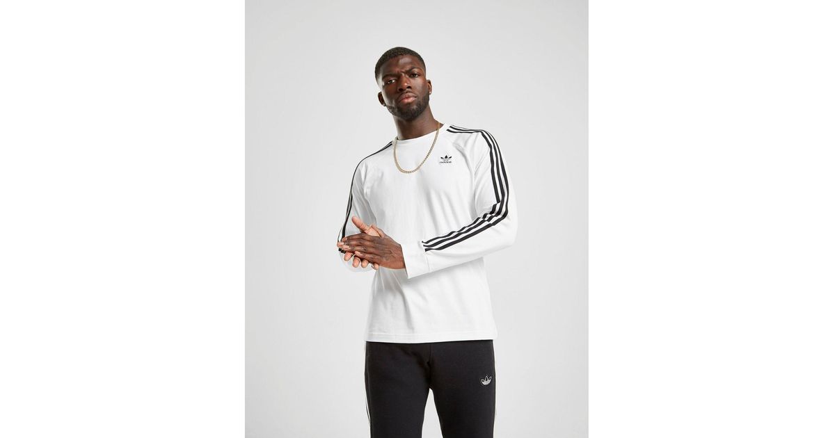 Adidas Originals White California Long Sleeve T shirt for men Adidas Originals White California Long Sleeve T shirt for men