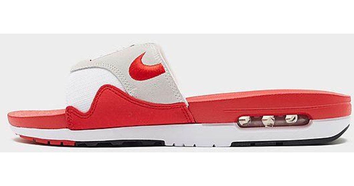 Claquette Air Max 1 Nike pour homme en coloris Rouge | Lyst
